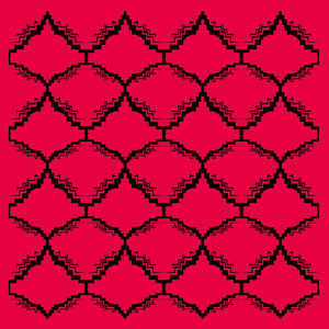 艺术 插图 打印 几何学 重复 单色 简单的 织物 纺织品