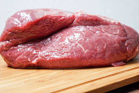 食物 生产 肉片 桌子 蛋白质 市场 烤架 特写镜头 屠宰