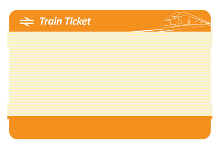 空白火车票