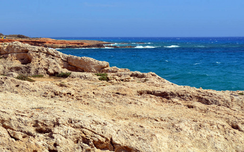 假期 自然 岩石 塞浦路斯 风景 天空 海洋 美丽的 欧洲
