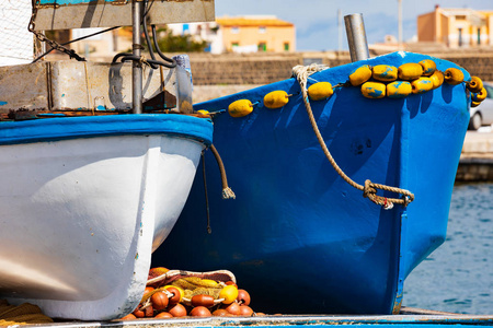 西西里岛 运输 钓鱼 港口 港湾 外部 欧洲 意大利语 意大利
