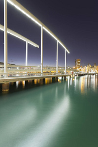 建筑学 加泰罗尼亚 反射 旅行 码头 西班牙 复制空间 海岸