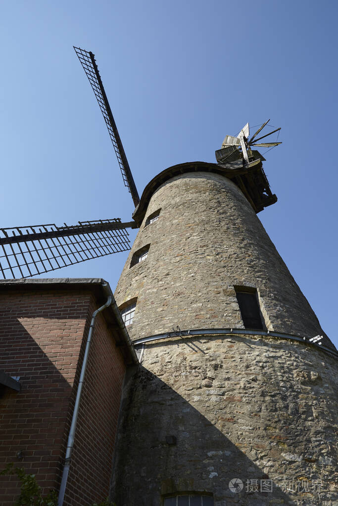历史上 烤箱 蓝天 历史的 德国 建筑学 建筑 磨坊 风车