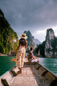 泰国苏拉特哈尼的乔索国家公园Khao Sok national park Cheow Lan Dam拉契帕帕大坝Ratc