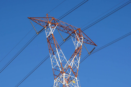 伏特 电缆 环境 能量 电线 网格 高的 分布 电压 塔架