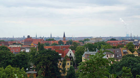 大厅 自然 天空 哈雷 全景图 城市 环境 德国 风景 在里面