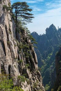 镜头 美好的 乡村 亚洲 天空 苍穹 徒步旅行 黄山 环境