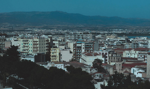 鸟瞰图 意大利 天际线 建筑学 撒丁岛 地标 意大利语 城市