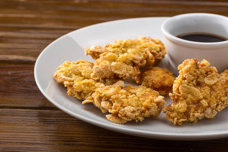 美味的 特写镜头 金块 美食家 乳房 午餐 开胃菜 烹饪