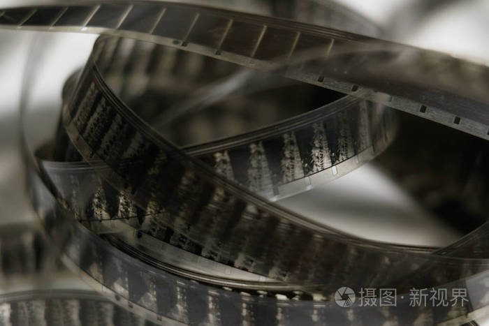 旧电影摄影机拍的胶卷