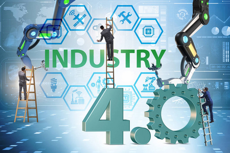 现代工业4.0技术自动化概念