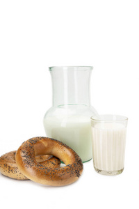 面包 营养 午餐 早餐 乳制品 饮料 健康 牛奶 美味的