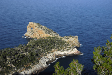 海洋 自然 小岛 马洛卡 西班牙 岩石 地中海 乡村 风景