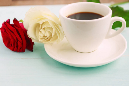 粉红色 浪漫 礼物 早晨 庆祝 婚礼 桌子 浓缩咖啡 早餐