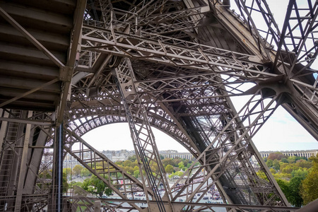 法国巴黎埃菲尔铁塔结构