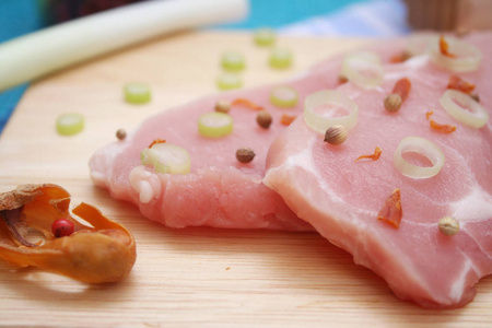 脂肪 美食家 特写镜头 营养 饮食 蛋白质 烹饪 肉片 胡椒粉