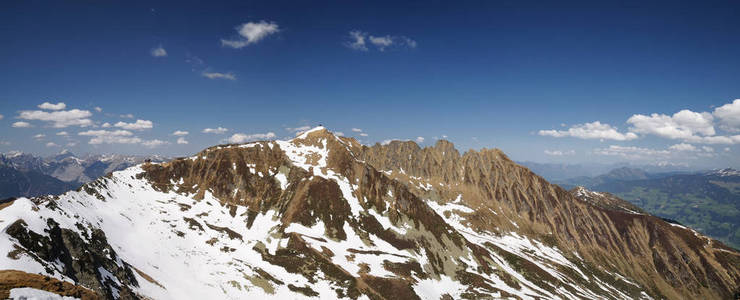 徒步旅行 提出 小屋 阿尔卑斯山 乡村 景象 漫无目的 飞机