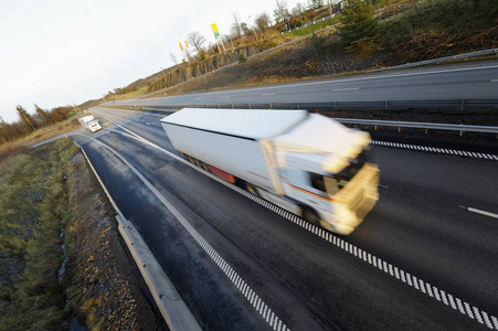 货运 传送 拖运 高速公路 商业 送货车 路线 卡车 交货