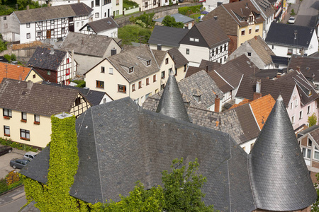 村庄 建筑 城堡 欧洲 建筑学 海姆巴赫 天线 房子 德国