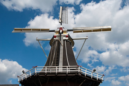 荷兰 鼹鼠 磨坊 风车 自然