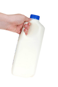 特写镜头 加仑 瓶子 杂货 纸箱 塑料 乳制品 牛奶 大罐