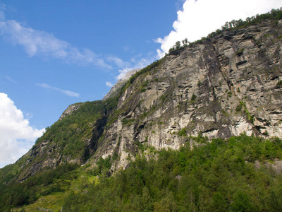 挪威 苍穹 峡湾 自然 岩石 天空