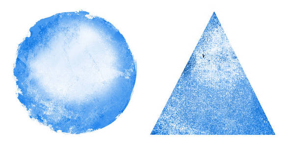 黄色水彩圆圈图片