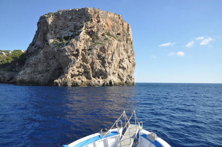 马洛卡 海湾 地质学 海洋 岩石 海岸 自然 帆船 船艇