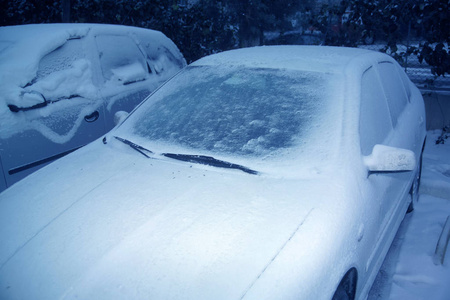 滑的 暴风雪 被困 车辆 卡住了 自然 重的 天气 汽车