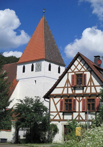 德国 地标 旅行 欧洲 夏天 建筑 历史 村庄 屋顶 历史的