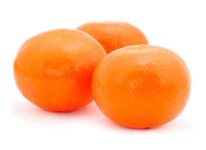 三个橘子分开了.照片