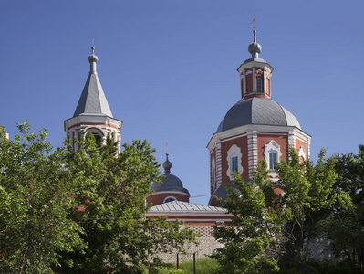 俄语 穹顶 历史的 天空 外观 伊莱亚斯 圣徒 钟楼 寺庙