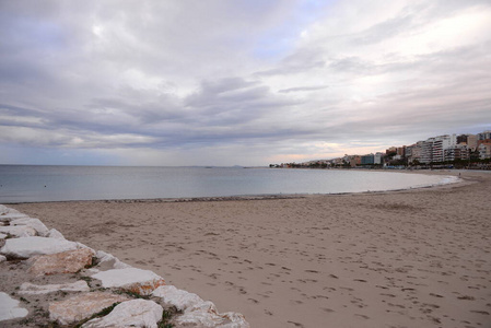 自然 海洋 西班牙 夏天 旅游业 假期 欧洲 风景 天空