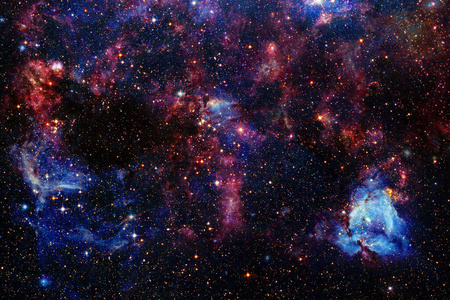 深空恒星和星系的宇宙景象图片