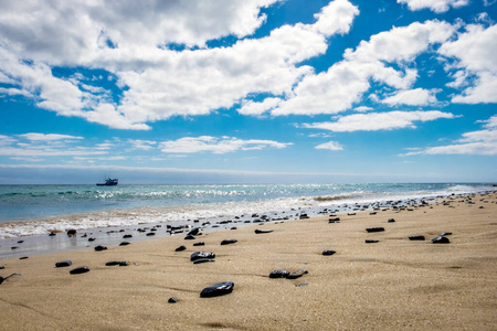 波动 海岸线 绿松石 自然 西班牙 旅游业 海岸 美丽的