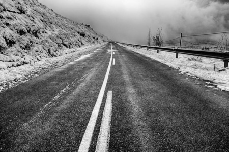 国家 开车 运输 车道 十二月 驱动 在里面 自然 天气