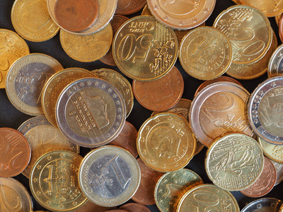 金融 货币 现金 欧元 联盟 商业 硬币 购买 薄荷 欧盟