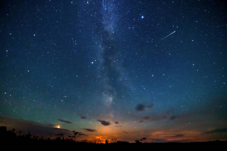 繁星 明星 轮廓 阿童木 自然 科学 星星 真实的 傍晚