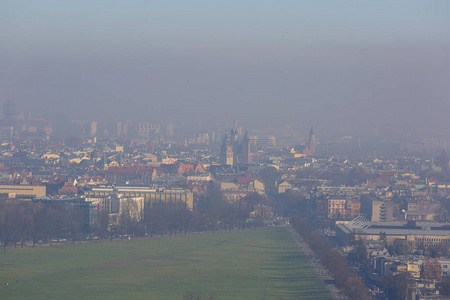 城市 环境 地标 污染 空气 全景图 耗尽 自然 波兰 生态学