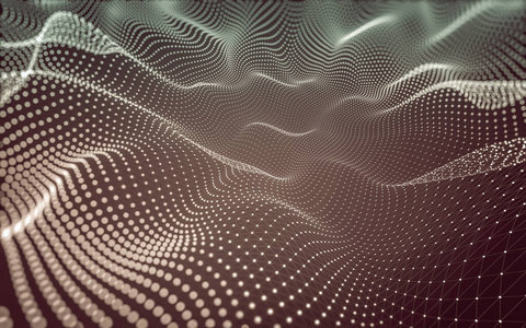 网格 三维渲染 科学 高的 形式 抽象 三角形 提供 墙纸