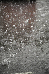 人行道 对比 泼洒 特写镜头 天气 秋天 外部 液体 暴风雨