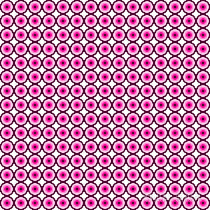 用重复的几何图形覆盖背景的插图