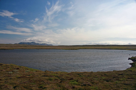 冰岛 自然 远景 乡村 海洋 风景 全景图 见解 景象