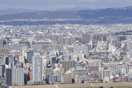 日本人 风景 城市 全景图 办公室 日本 商业 全景 天际线