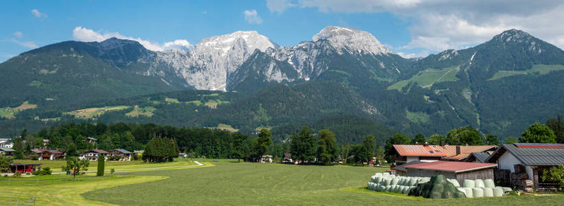 贝希特斯加登阿尔卑斯山脉全景