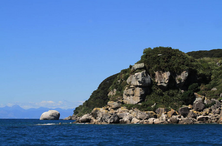 公园 海洋 岩石 漫无目的 徒步旅行