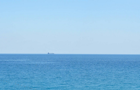 地中海 夏天 天空 风景 旅行 天际线 旅游业 海的 地平线