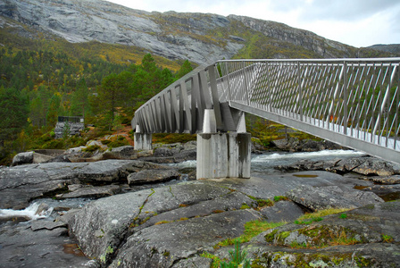 乡村 风景 挪威语 建筑学 急流 河流 天空 岩石 挪威
