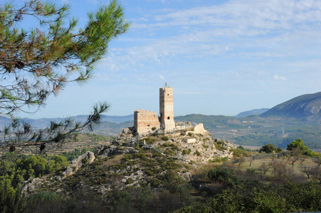建筑学 欧洲 小山 西班牙 古老的 地标 西班牙语 乡村