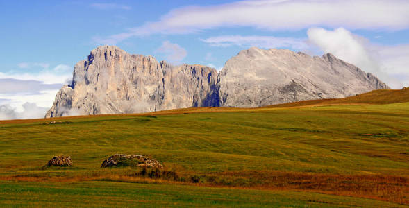 阿尔卑斯山 自然 远景 景象 见解 乡村 全景图 白云石